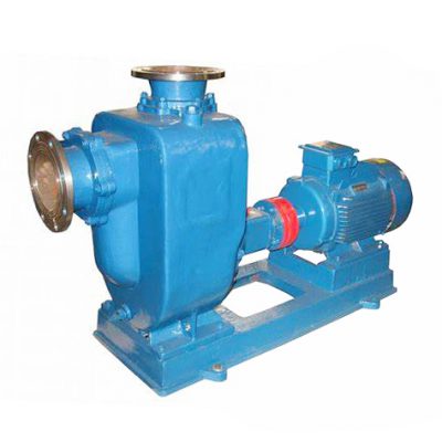 Horizontal self-priming centrifugal pump